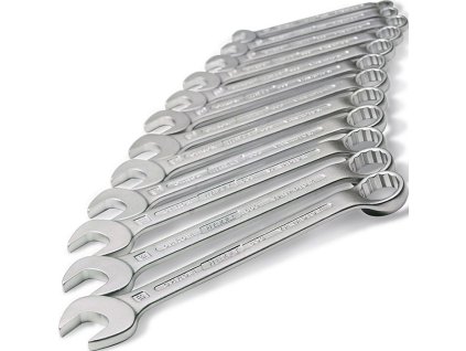 Sada kombinovaných kľúčov 603/17N Šírka 17-dielneho kľúča cez rovné plochy 7-27 mm Tvar B CV oceľ (Farba 17-dielny kľúč so šírkou 7-27 mm, Veľkosť Tvar B CV oceľ)