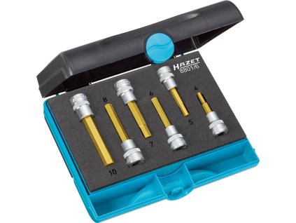 Súprava nástrčiek 8801/6 6-dielny SW 4/10 mm (Farba 6 kusov, Veľkosť SW 4/10 mm)