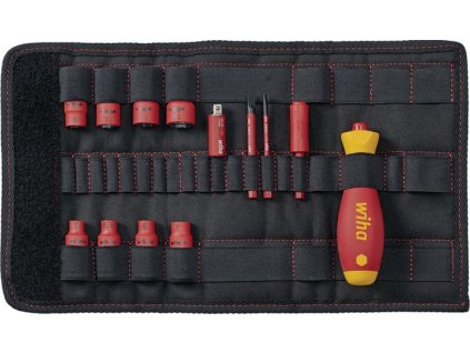 Súprava náradia Slim Vario® elektrický 13-dielna súprava s vymeniteľnými čepeľami VDE izolácia (Farba 13-dielna súprava, Veľkosť s vymeniteľnými čepeľami VDE izolované)