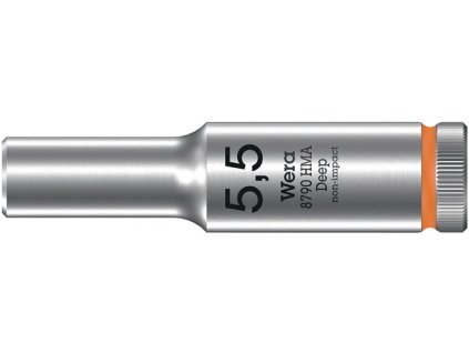 Vložka nástrčného kľúča 8790 HMA Deep Vonkajší šesťhran 1/4 ″ Šírka naprieč plochami 5,5 mm (Farba 1/4" vonkajší šesťhran, Veľkosť Šírka cez ploché drážky 5,5 mm)