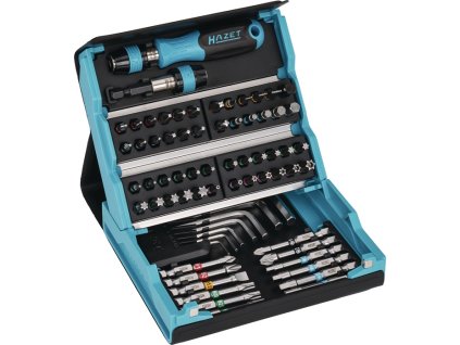 Sortiment bitov SmartCase 2200SC-1 69 dielov Drážkované/PH/PZD/6Kt./TX/TX-Bo (Farba 69 kusov, Veľkosť Drážkované/PH/PZD/6Kt./TX/TX-Bo)