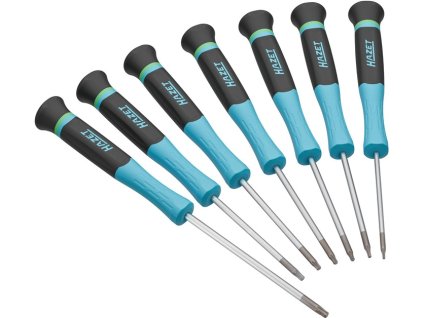 Súprava presných mechanických skrutkovačov HAZET 811EL-T/7 7-dielna (Farba 7 kusov, Veľkosť Vnútorný profil TORX®)