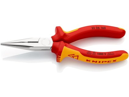 Okrúhle kliešte DIN ISO 5745 Dĺžka 160 mm rovná/zaoblená rovná Viackomponentné objímky (Farba Dĺžka 160 mm rovná/okrúhla rovná, Veľkosť Viackomponentné objímky)