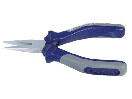 Ihlové kliešte na elektroniku  Celková dĺžka 130 mm rovné s čiernym povrchom (Farba Celková dĺžka 130 mm, Veľkosť rovná sčernená)