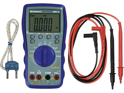 Multimeter DMM 10 0-600 V AC/DC TRUE RMS (Farba 0-600 V AC/DC, Veľkosť TRUE RMS)