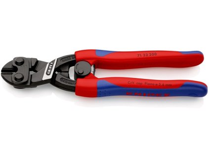 Kompaktné nožnice na skrutky CoBolt Dĺžka 200 mm Viackomponentné objímky rovné s vyhĺbením (Farba Dĺžka 200 mm Viaczložkové objímky, Veľkosť rovné s vyhĺbením)