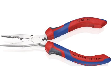 Elektroinštalačné kliešte  Dĺžka 160 mm 0,5-0,75 / 1,5 / 2,5 mm² (Farba Dĺžka 160 mm, Veľkosť 0,5-0,75 / 1,5 / 2,5 mm²)