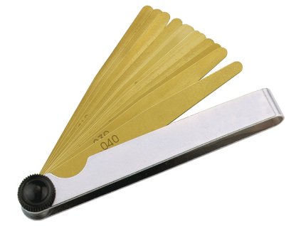 Mierka škárová  Hrúbka čepele 0,05-0,5 mm oceľ (Farba Hrúbka čepele 0,05-0,5 mm, Veľkosť Hrúbka čepele 0,05-0,5 mm Dĺžka 100 mm Počet čepelí 8 ks  Hrúbka čepele 0,05-0,5 mm Dĺžka 100 mm Počet čepelí 8 ks)