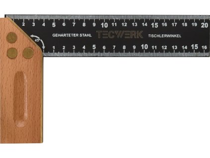 Tesársky uholník TECWERK dĺžka nohy 400 mm (Farba Dĺžka nohy 400 mm, Veľkosť Dĺžka nohy 400 mm Krátka noha 200 mm  Dĺžka nohy 400 mm Krátka noha 200 mm)