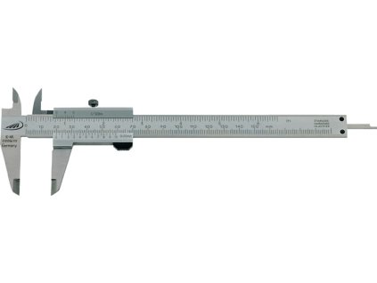 Vreckové meradlo DIN 862 150 mm s aretačnou skrutkou (Farba 150 mm, Veľkosť DIN 862 150 mm štvorcový DIN 862 150 mm štvorcový)