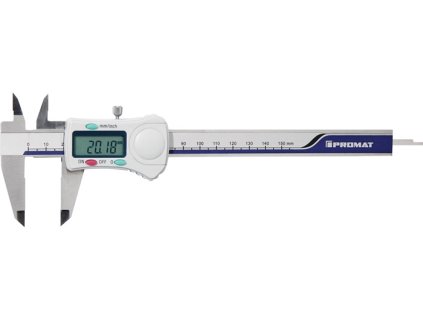 Posuvné meradlo DIN 862 150 mm digitálny (Farba 150 mm, Veľkosť DIN 862 150 mm s aretačnou štvorhrannou skrutkou DIN 862 150 mm s aretačnou štvorhrannou skrutkou)