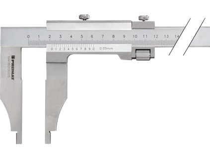 Dielenské meradlo na kalibre DIN 862 800 mm  (Farba 800 mm, Veľkosť DIN 862 800 mm Dĺžka zobáka 150 mm DIN 862 800 mm Dĺžka zobáka 150 mm)