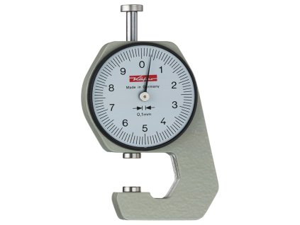 Vreckový hrúbkomer K 15 0-10 mm čítanie 0,1 mm plochý 6,35 mm (Farba 0-10 mm čítanie 0,1 mm, Veľkosť K 15 0-10 mm čítanie 0,1 mm  K 15 0-10 mm čítanie 0,1 mm)