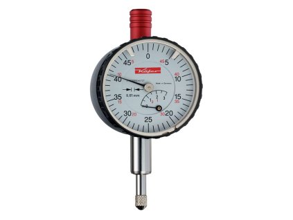 Malé číselníkové meradlo KM4/5S 5 mm odčítanie 0,01 mm s ochranou proti nárazom (Farba 5 mm Odčítanie 0,01 mm, Veľkosť KM4/5S 5 mm Odčítanie 0,01 mm  KM4/5S 5 mm Odčítanie 0,01 mm)