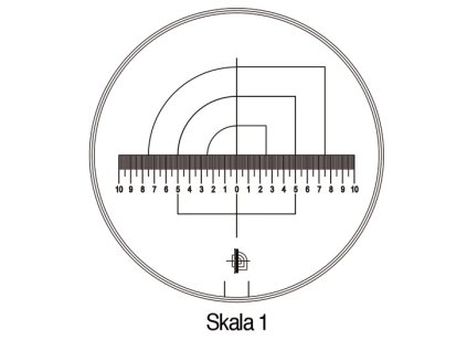 Meracia stupnica Tech-Line Stupnica Ø 25/2,5 mm Duo stupnica 1 - štandardná (Farba Rozsah Ø 25/2,5 mm, Veľkosť Tech-Line Rozsah Ø 25/2,5 mm  Tech-Line Rozsah Ø 25/2,5 mm)