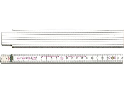 Sekčné pravidlo  Dĺžka 2 m Šírka 16 mm mm/cm EG III (Farba Dĺžka 2 m Šírka 16 mm, Veľkosť Dĺžka 2 m Šírka 16 mm Buk biely  Dĺžka 2 m Šírka 16 mm Buk biely)