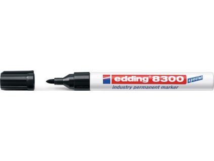 Priemyselný permanentný popisovač 8300 červená Šírka čiary 1,5-3 mm okrúhly hrot (Farba červená, Veľkosť Šírka čiary 1,5-3 mm okrúhly hrot)