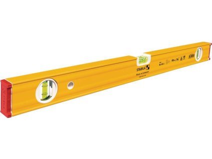 Vodováha 80 AS-2 200 cm Hliníková žltá (Farba 200 cm, Veľkosť 80 AS-2 200 cm ± 0,5 mm/m 80 AS-2 200 cm ± 0,5 mm/m)