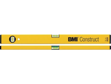 Vodováha CONSTRUCT 200 cm Hliníková žltá (Farba 200 cm, Veľkosť CONSTRUCT 200 cm ±1 mm/m CONSTRUCT 200 cm ±1 mm/m)