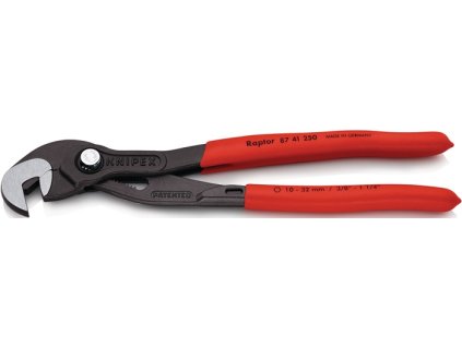 Kliešte na skrutky  Celková dĺžka 250 mm Šírka upnutia 10 - 32 mm leštený plastový povlak (Farba Celková dĺžka 250 mm Šírka upnutia 10 - 32 mm, Veľkosť leštené Plastový povlak)
