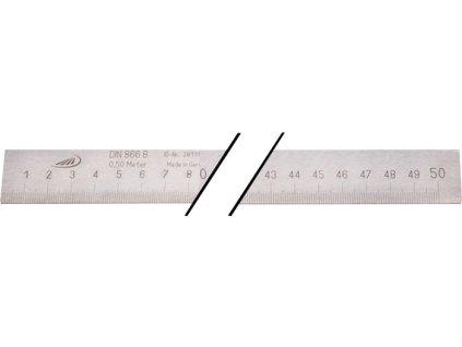 Pravítko  DIN 866/II Dĺžka 1000 mm oceľ (Farba Dĺžka 1000 mm, Veľkosť DIN 866/II Dĺžka 1000 mm  DIN 866/II Dĺžka 1000 mm)