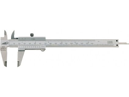 Vreckové meradlo DIN 862 MÄKKÝ KLZÁK 150 mm Zaisťovacia skrutka (Farba 150 mm, Veľkosť DIN 862 SOFT-SLIDE 150 mm štvorcový DIN 862 SOFT-SLIDE 150 mm štvorcový)