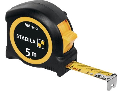 Vreckový meter BM 100 Dĺžka 5 m Šírka 19 mm mm/mm EG II ABS / TPE kovová spona (Farba Dĺžka 5 m Šírka 19 mm mm/mm, Veľkosť BM 100 Dĺžka 5 m Šírka 19 mm mm/mm  BM 100 Dĺžka 5 m Šírka 19 mm mm/mm)