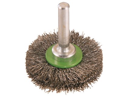 Okrúhla kefa TECWERK (Farba Ø 80 mm Hrúbka drôtu 0,3 mm, Veľkosť VA 19 mm 12000 min-¹)