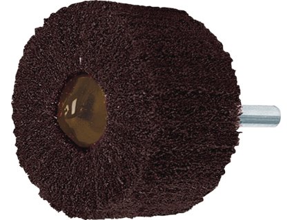 Klapka kotúča z rúna-Ø 6 mm TECWERK (Farba Ø60xH30mm veľkosť zrna 150, Veľkosť Rúno Stopka Ø 6 mm)