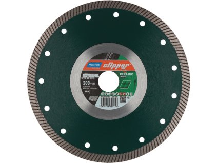Diamantový rezný kotúč Extreme Ceramic Turbo Ø 200 mm otvor 25,4 mm šírka segmentu 1,4 mm výška segmentu 10 mm NORTON CLIPPER (Farba Ø 200 mm Vrtanie 25,4 mm, Veľkosť Šírka segmentu 1,4 mm Výška segmentu 10 mm)