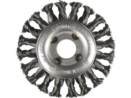 Okrúhla kefa OSBORN (Farba Ø 125 mm Hrúbka drôtu 0,35 mm, Veľkosť Oceľ 13 mm 12500 min-¹)