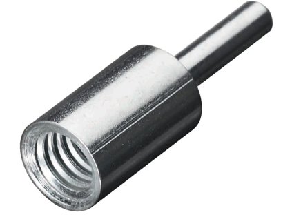 Závitový adaptér dĺžka 50 mm pre rúrkovú kefu LESSMANN (Farba Dĺžka 50 mm, Veľkosť pre kefu na rúry)