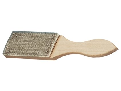 Pilníková kefa Dĺžka 235 mm Oceľová pilníková kefa Dĺžka 115 mm PROMAT (Farba Dĺžka 235 mm, Veľkosť oceľ Dĺžka vložky 115 mm)