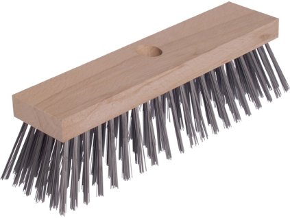 Drôtená kefa dĺžka 300 mm cca 0,5 mm liata oceľ OSBORN (Farba Dĺžka 300 mm, Veľkosť cca 0,5 mm oceľový odliatok Dĺžka náplne 70 mm 6-riadková)