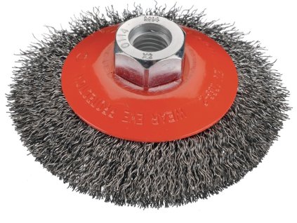 Kužeľová kefa OSBORN (Farba Ø 100 mm Hrúbka drôtu 0,3 mm, Veľkosť Oceľ 16 mm 12500 min-¹)