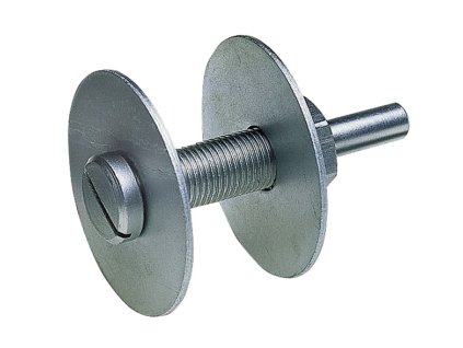 Upínací driek vhodný pre hrubé čistiace kotúče pre otvor Ø 13 mm PROMAT (Farba vhodné pre hrubé čistiace kotúče, Veľkosť Stopka Ø 6 mm pre otvor Ø 13 mm)