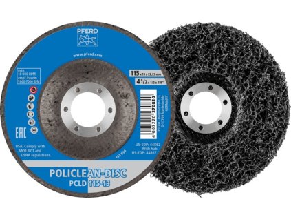 POLICLEAN hrubý čistiaci kotúč PFERD TOOLS (Farba Ø115x13 mm, Veľkosť Otvor 22,23 mm)