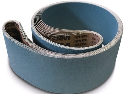 Brúsny pás ZK713X na oceľ / INOX / NE oxid zirkoničito-hlinitý VSM (Farba Dĺžka 2000 mm Šírka 50 mm Zrnitosť 120, Veľkosť pre oceľ / INOX / NE Oxid zirkoničito-hlinitý)