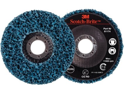 Hrubý čistiaci kotúč CG-RD Ø115x22mm extra hrubý 3M (Farba Ø115x22mm, Veľkosť veľmi hrubý Otvor 22,23 mm)