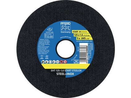 Rezný kotúč PFERD TOOLS (Farba D125x1,6 mm rovný, Veľkosť INOX Otvor 22,23 mm Box á 25 ks)
