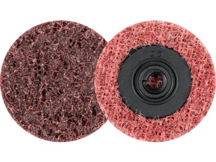 Netkaný kompaktný kotúč COMBIDISC VRH PFERD TOOLS (Farba Ø 38 mm veľkosť zrna 180 M, Veľkosť stredne červenohnedý 7500 min-¹)