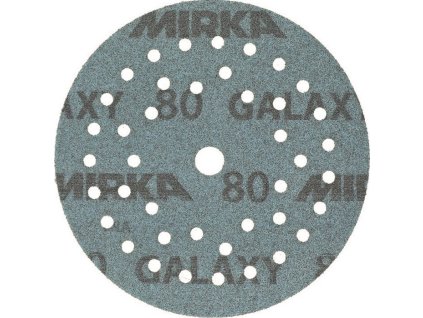 Vulkánfíbrový kotúčGALAXY Grip Multifit na drevo / kov / lak / plast keramika/korund Počet otvorov 72 MIRKA (Farba 125 mm zrnitosť 80, Veľkosť pre drevo / kov / lak / plast Keramika/korund Počet otvorov 72)