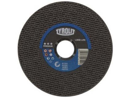Rezný kotúč PREMIUM LONGLIFE LONGLIFE TYROLIT (Farba D125x2mm 41 F rovný, Veľkosť LONGLIFE Otvor 22,23 mm)