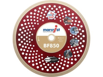 Diamantový rezný kotúč MARCRIST (Farba D.230 mm, Veľkosť so zníženou hlučnosťou Vývrt 22,2 mm)