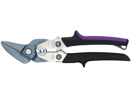 Ideálne nožnice na plech HSS D27AHL Dĺžka 260 mm ľavá Oceľ max. 1,2 mm (Farba Dĺžka 260 mm ľavá, Veľkosť Oceľ max. 1,2 mm)