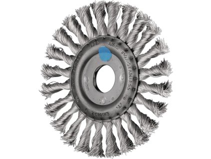 Kotúčová kefa PFERD TOOLS (Farba Ø 125 mm Hrúbka drôtu 0,35 mm, Veľkosť Nerezová oceľ 12 mm)
