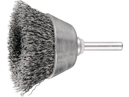 Hrnčeková kefa PFERD TOOLS (Farba Ø 50 mm Hrúbka drôtu 0,3 mm, Veľkosť oceľ)