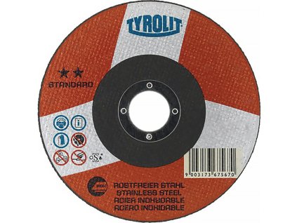 Rezný kotúč STANDARD TYROLIT (Farba D230x2 mm rovný, Veľkosť Otvor 22,23 mm)