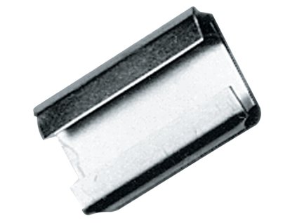 Pozinkovaná uzamykacia objímka (Farba B19xL27 mm, Veľkosť pre 19 mm baliacu oceľovú pásku pozinkované)