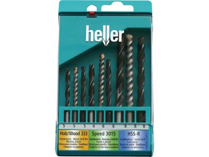 Univerzálna sada vrtákov  9-dielna súprava vrtákov do kovu, dreva a muriva  (Farba 9 kusov vrtákov do kovu, dreva a muriva)